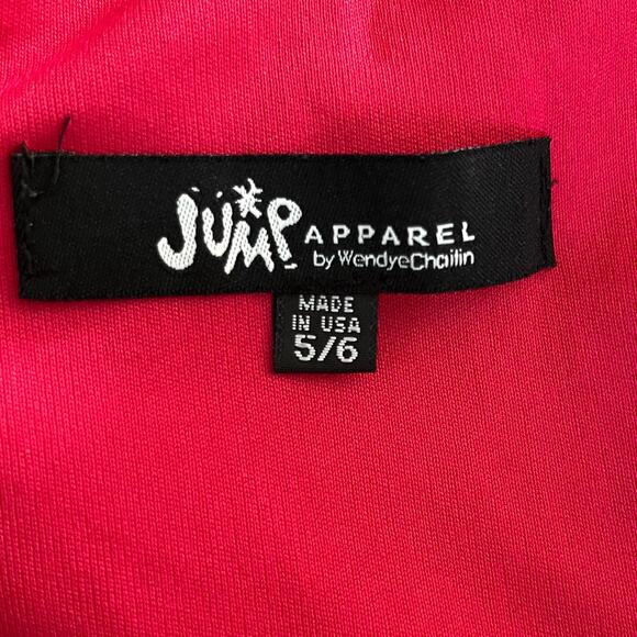 VTG Jump Apparel Cherry Red Ombre Polka Dot Satin Party Prom Mini Dress Jr 5/6 - Picture 3 of 16